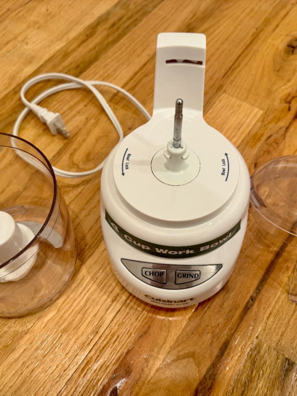 Cuisinart Mini-Prep Plus 4-Cup Food Processor White DLC-4CHCH EUC - Picture 5 of 9